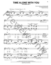 Time Alone With You piano sheet music cover